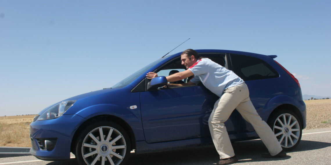batería en el coche