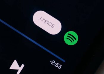 letras de canciones en Spotify