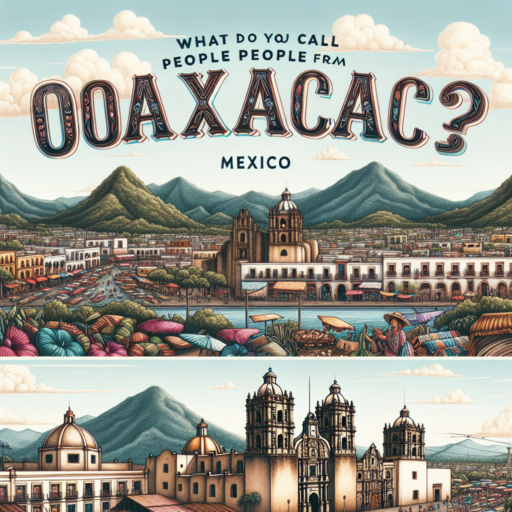 ¿Cómo se le dice a la gente de Oaxaca?