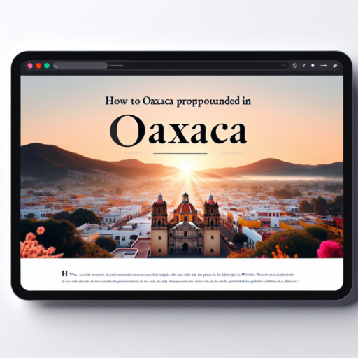 ¿Cómo se dice en español Oaxaca?
