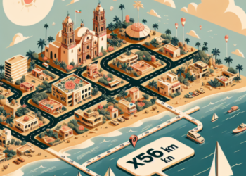 ¿Cuántos km son del centro de Oaxaca a Puerto Escondido?