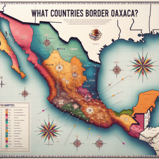 ¿Qué países colindan con Oaxaca?