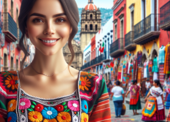¿Cómo se llama el traje típico de Oaxaca mujer?