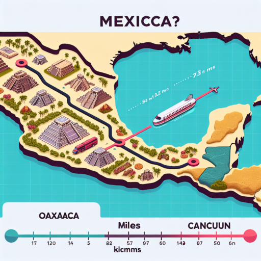 ¿Qué lejos está Oaxaca de Cancun?