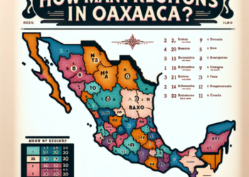 ¿Cuántas regiones son de Oaxaca?