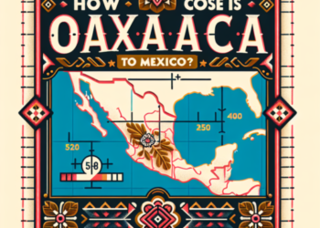 ¿Qué tan cerca está Oaxaca de México?